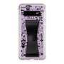 Slim Protection Case - STAND & RING RIBBON Black［ Rune Naito - RUNE Girl Retro & Modern - Purple ］