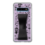 Slim Protection Case - STAND & RING RIBBON Black［ Rune Naito - RUNE Girl Retro & Modern - Purple ］