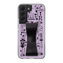 Slim Protection Case - STAND & RING RIBBON Black［ Rune Naito - RUNE Girl Retro & Modern - Purple ］