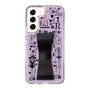 Slim Protection Case - STAND & RING RIBBON Black［ Rune Naito - RUNE Girl Retro & Modern - Purple ］