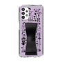 Slim Protection Case - STAND & RING RIBBON Black［ Rune Naito - RUNE Girl Retro & Modern - Purple ］