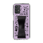 Slim Protection Case - STAND & RING RIBBON Black［ Rune Naito - RUNE Girl Retro & Modern - Purple ］