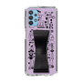 Slim Protection Case - STAND & RING RIBBON Black［ Rune Naito - RUNE Girl Retro & Modern - Purple ］