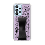 Slim Protection Case - STAND & RING RIBBON Black［ Rune Naito - RUNE Girl Retro & Modern - Purple ］