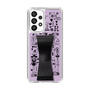 Slim Protection Case - STAND & RING RIBBON Black［ Rune Naito - RUNE Girl Retro & Modern - Purple ］