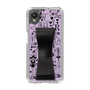 Slim Protection Case - STAND & RING RIBBON Black［ Rune Naito - RUNE Girl Retro & Modern - Purple ］