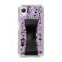 Slim Protection Case - STAND & RING RIBBON Black［ Rune Naito - RUNE Girl Retro & Modern - Purple ］
