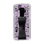 Slim Protection Case - STAND & RING RIBBON Black［ Rune Naito - RUNE Girl Retro & Modern - Purple ］