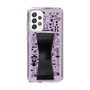 Slim Protection Case - STAND & RING RIBBON Black［ Rune Naito - RUNE Girl Retro & Modern - Purple ］