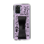 Slim Protection Case - STAND & RING RIBBON Black［ Rune Naito - RUNE Girl Retro & Modern - Purple ］