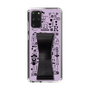 Slim Protection Case - STAND & RING RIBBON Black［ Rune Naito - RUNE Girl Retro & Modern - Purple ］