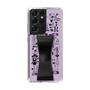 Slim Protection Case - STAND & RING RIBBON Black［ Rune Naito - RUNE Girl Retro & Modern - Purple ］
