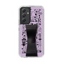 Slim Protection Case - STAND & RING RIBBON Black［ Rune Naito - RUNE Girl Retro & Modern - Purple ］