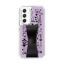Slim Protection Case - STAND & RING RIBBON Black［ Rune Naito - RUNE Girl Retro & Modern - Purple ］
