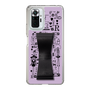 Slim Protection Case - STAND & RING RIBBON Black［ Rune Naito - RUNE Girl Retro & Modern - Purple ］