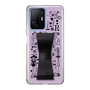 Slim Protection Case - STAND & RING RIBBON Black［ Rune Naito - RUNE Girl Retro & Modern - Purple ］
