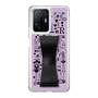 Slim Protection Case - STAND & RING RIBBON Black［ Rune Naito - RUNE Girl Retro & Modern - Purple ］