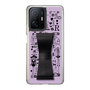 Slim Protection Case - STAND & RING RIBBON Black［ Rune Naito - RUNE Girl Retro & Modern - Purple ］