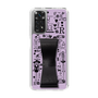 Slim Protection Case - STAND & RING RIBBON Black［ Rune Naito - RUNE Girl Retro & Modern - Purple ］