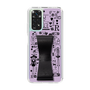 Slim Protection Case - STAND & RING RIBBON Black［ Rune Naito - RUNE Girl Retro & Modern - Purple ］