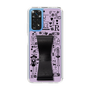 Slim Protection Case - STAND & RING RIBBON Black［ Rune Naito - RUNE Girl Retro & Modern - Purple ］