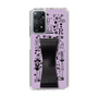 Slim Protection Case - STAND & RING RIBBON Black［ Rune Naito - RUNE Girl Retro & Modern - Purple ］