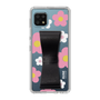 Slim Protection Case - STAND & RING RIBBON Black［ Rune Naito - RUNE Flower - Pink ］
