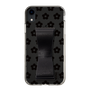 Slim Protection Case - STAND & RING RIBBON Black［ Rune Naito - RUNE Flower - Black ］