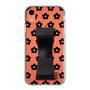 Slim Protection Case - STAND & RING RIBBON Black［ Rune Naito - RUNE Flower - Black ］