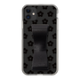 Slim Protection Case - STAND & RING RIBBON Black［ Rune Naito - RUNE Flower - Black ］
