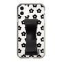 Slim Protection Case - STAND & RING RIBBON Black［ Rune Naito - RUNE Flower - Black ］