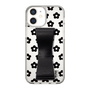 Slim Protection Case - STAND & RING RIBBON Black［ Rune Naito - RUNE Flower - Black ］