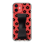Slim Protection Case - STAND & RING RIBBON Black［ Rune Naito - RUNE Flower - Black ］