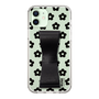 Slim Protection Case - STAND & RING RIBBON Black［ Rune Naito - RUNE Flower - Black ］