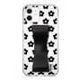 Slim Protection Case - STAND & RING RIBBON Black［ Rune Naito - RUNE Flower - Black ］