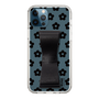 Slim Protection Case - STAND & RING RIBBON Black［ Rune Naito - RUNE Flower - Black ］