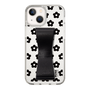 Slim Protection Case - STAND & RING RIBBON Black［ Rune Naito - RUNE Flower - Black ］