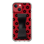 Slim Protection Case - STAND & RING RIBBON Black［ Rune Naito - RUNE Flower - Black ］