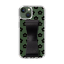 Slim Protection Case - STAND & RING RIBBON Black［ Rune Naito - RUNE Flower - Black ］