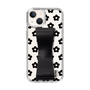Slim Protection Case - STAND & RING RIBBON Black［ Rune Naito - RUNE Flower - Black ］
