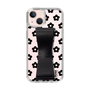 Slim Protection Case - STAND & RING RIBBON Black［ Rune Naito - RUNE Flower - Black ］