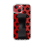 Slim Protection Case - STAND & RING RIBBON Black［ Rune Naito - RUNE Flower - Black ］
