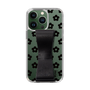 Slim Protection Case - STAND & RING RIBBON Black［ Rune Naito - RUNE Flower - Black ］