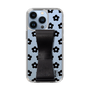 Slim Protection Case - STAND & RING RIBBON Black［ Rune Naito - RUNE Flower - Black ］