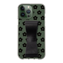 Slim Protection Case - STAND & RING RIBBON Black［ Rune Naito - RUNE Flower - Black ］