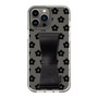 Slim Protection Case - STAND & RING RIBBON Black［ Rune Naito - RUNE Flower - Black ］