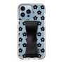 Slim Protection Case - STAND & RING RIBBON Black［ Rune Naito - RUNE Flower - Black ］