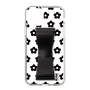 Slim Protection Case - STAND & RING RIBBON Black［ Rune Naito - RUNE Flower - Black ］