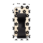Slim Protection Case - STAND & RING RIBBON Black［ Rune Naito - RUNE Flower - Black ］