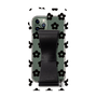 Slim Protection Case - STAND & RING RIBBON Black［ Rune Naito - RUNE Flower - Black ］
